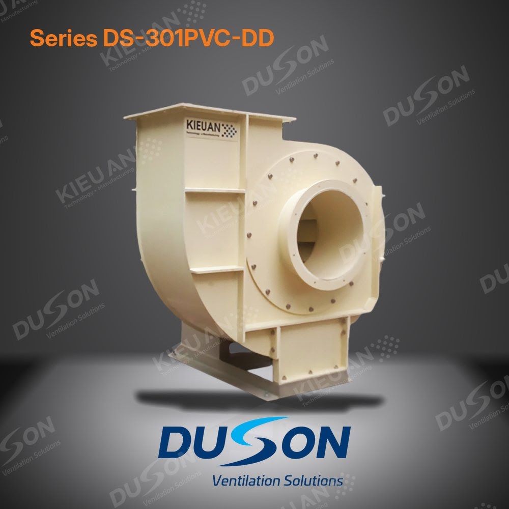 Quạt li tâm chịu ăn mòn hóa chất DS-301PVC-400-4P3-DD