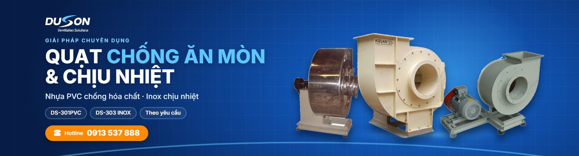 Quạt chống ăn mòn & chịu nhiệt
